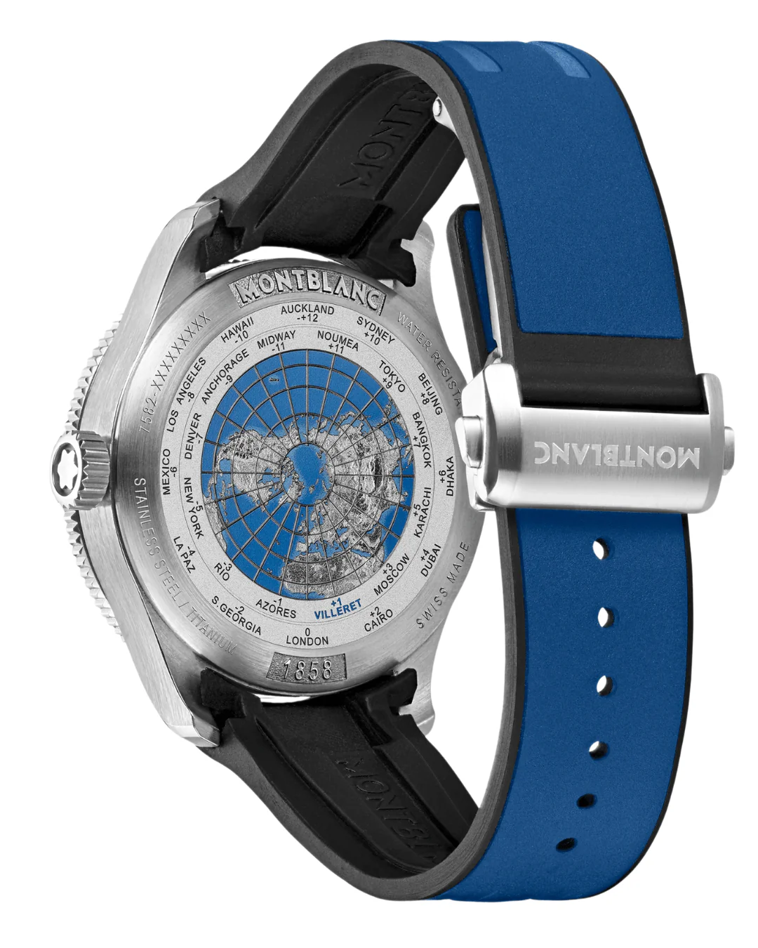 Montblanc 1858 GMT BLAU - Image 3
